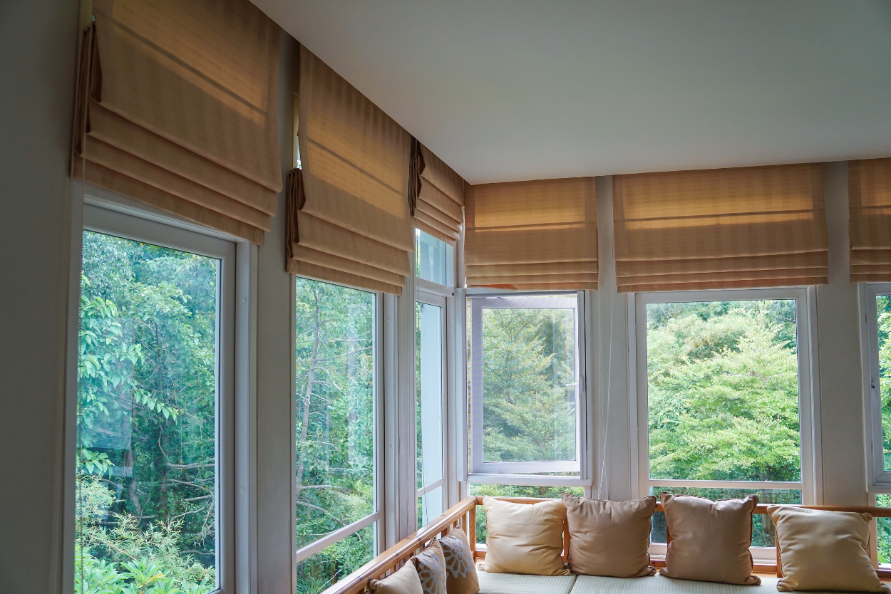 Custom Roman Shades in Long Island, NY | East End Blinds