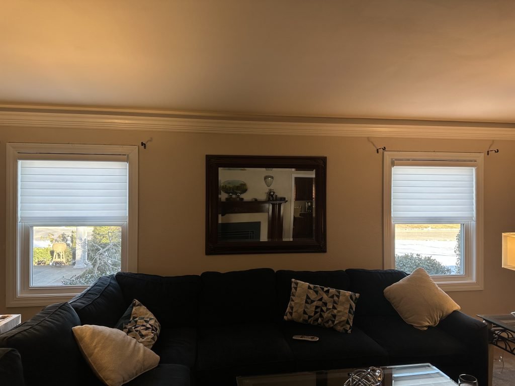 Hunter Douglas Light-Filtering Nantucket’s with Powerview1