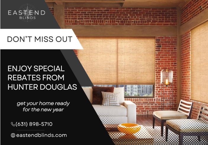 Rebate from hunter douglas