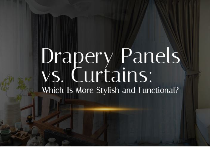 drappery pannels vs curtains