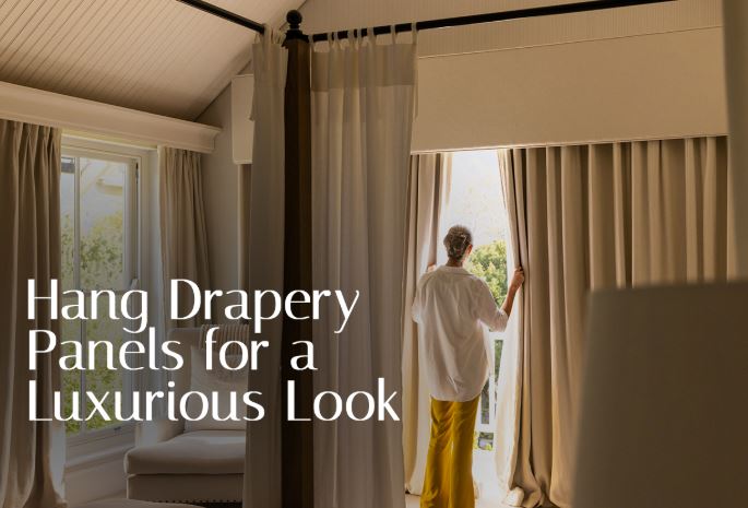 hanging drapery pannels