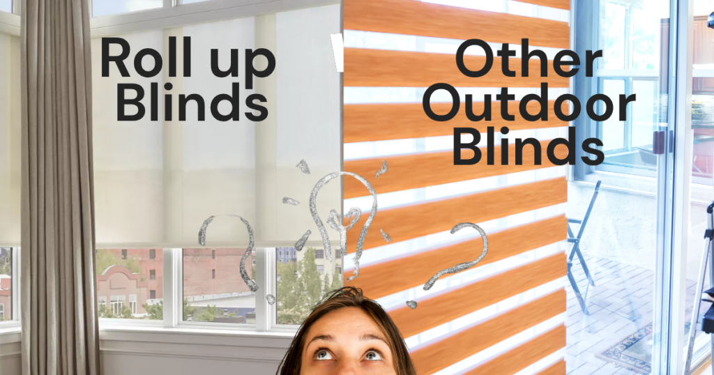 roll-up window blinds