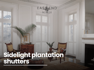 Sidelight Plantation Shutters For Front Doors